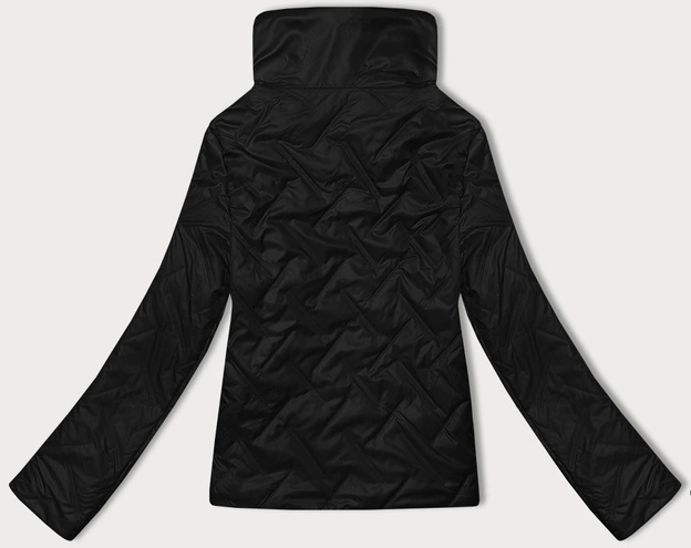 Cienka kurtka damska ze stójką S'West czarna (B8363-1)