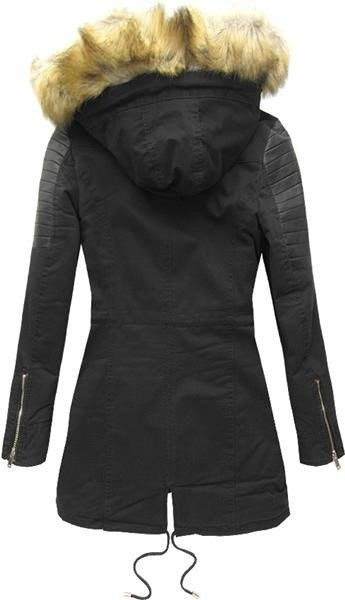 PARKA ZIMOWA CZARNA (7590/8)