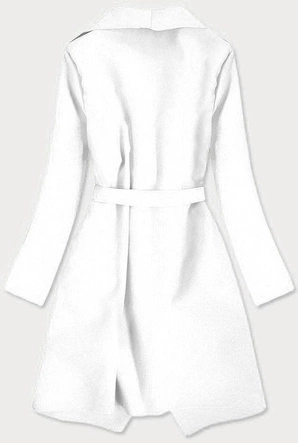 MINIMALISTYCZNY PŁASZCZ BIAŁY (678ART)