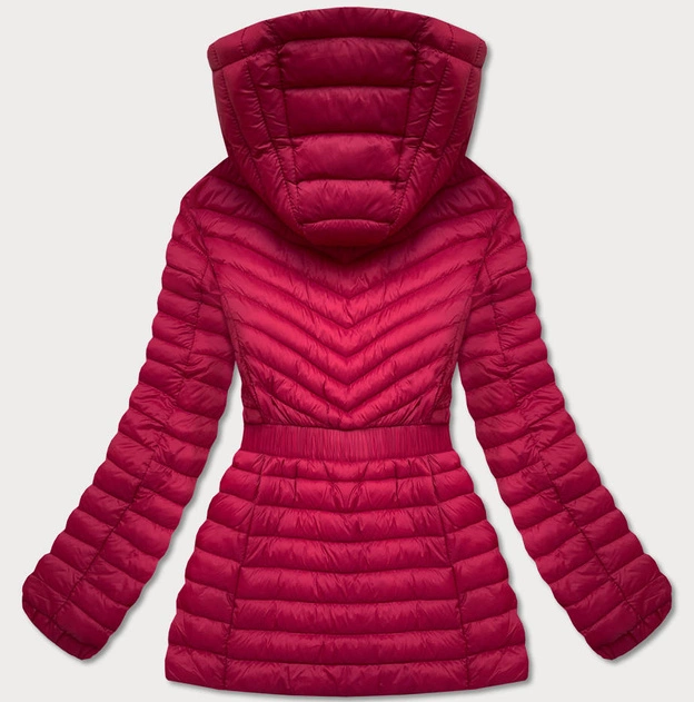 Taliowana kurtka damska czerwona (gt-212)