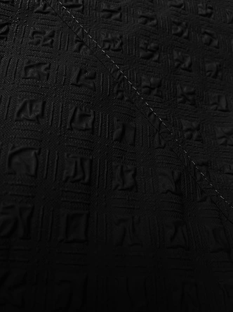 Dwustronny płaszcz damski z paskiem czarny (WD202307)