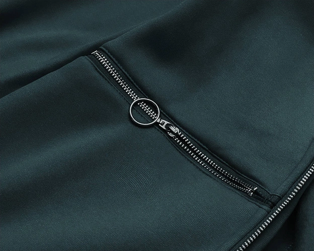 Taliowana bluza damska ciemnozielona (AMG-17)