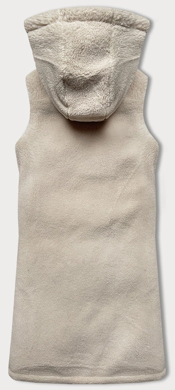 Dwustronna kamizelka damska baranek J Style czarna (16M9166-392)