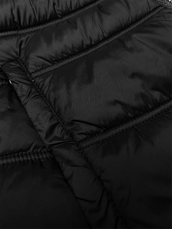 Przejściowa kurtka damska z kapturem J Style czarna (11Z8093)