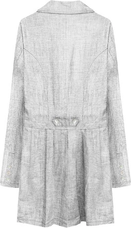 CIENKI PŁASZCZYK JASNOSZARY (1295)