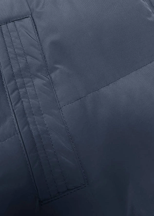 Gruba kamizelka damska granatowa (23-008)