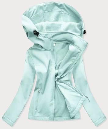 DAMSKA KURTKA-BLUZA TREKKINGOWA MIĘTOWA (HH018-41)