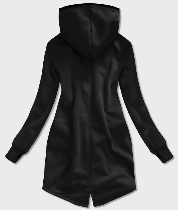 DAMSKA BLUZA SPORTOWA Z KIESZENIAMI CZARNA (687)