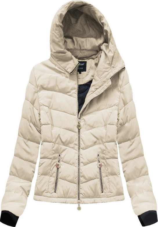 KURTKA ZIMOWA Z KAPTUREM BEŻOWA (1945)