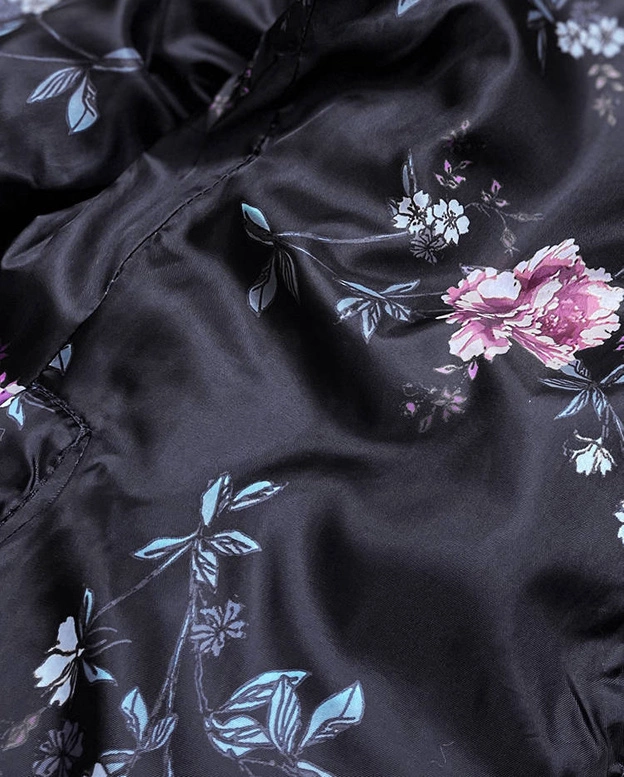 Pikowana kurtka dwustronna damska żółta (rqw-6844)