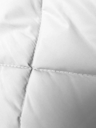 Długa kamizelka damska oversize biała (5M3165-281)