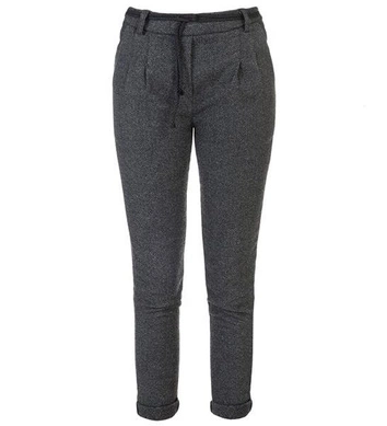 SPODNIE CHINOS W JODEŁKĘ GRAFITOWE (SP82)