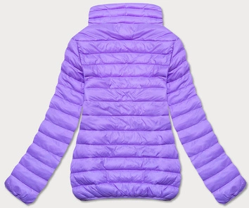 Lekka pikowana kurtka damska jasny fiolet (58M23037-37)