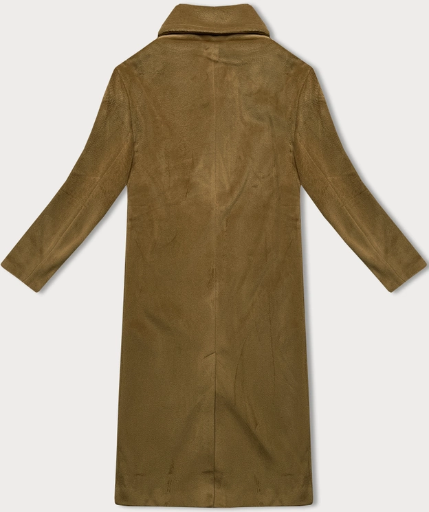 Damski płaszcz przejściowy oversize J Style beżowy (11Z8161)