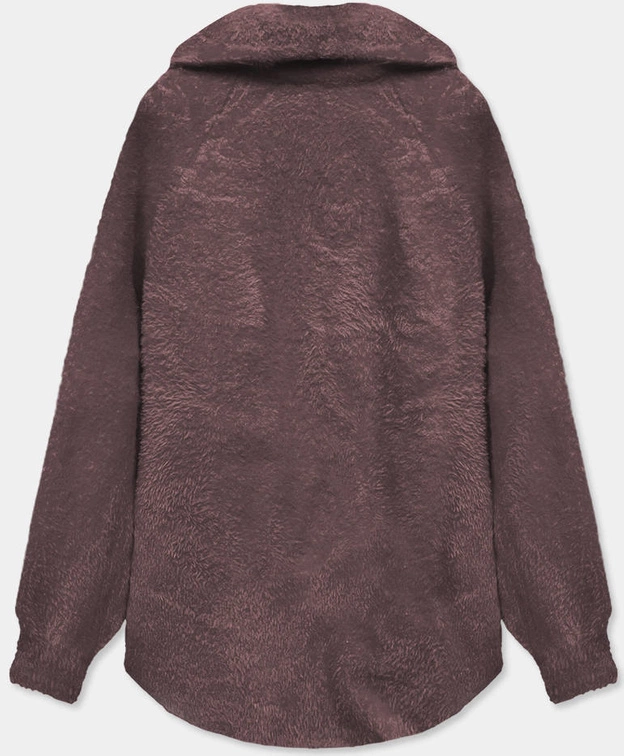 Krótka narzutka alpaka ciemne kakao (CJ65)