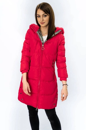 WODOODPORNA ZIMOWA KURTKA DAMSKA CZERWONA (M-231)