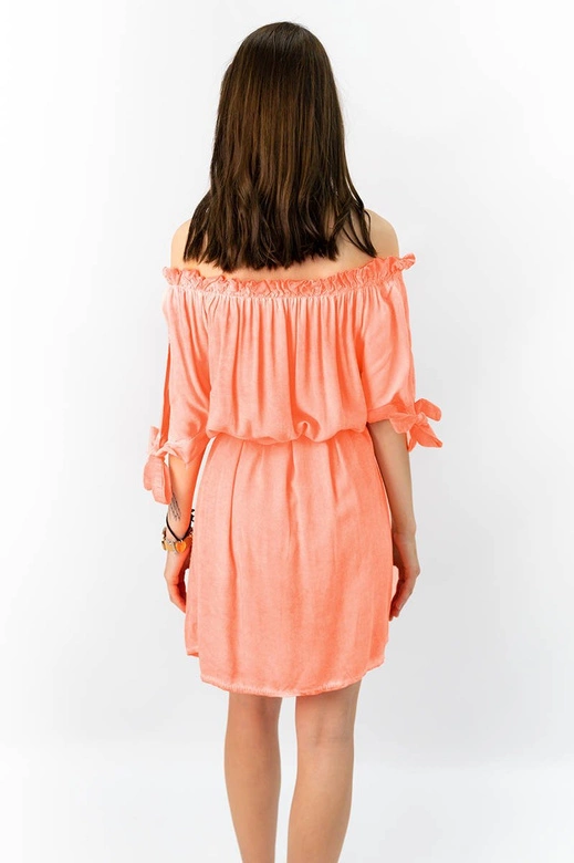 SUKIENKA HISZPANKA Z PASKIEM NEONOWY ŁOSOŚ (279ART)