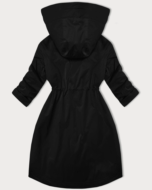 Kurtka damska z podwijanymi rękawami LHD czarna (LHD-24591)