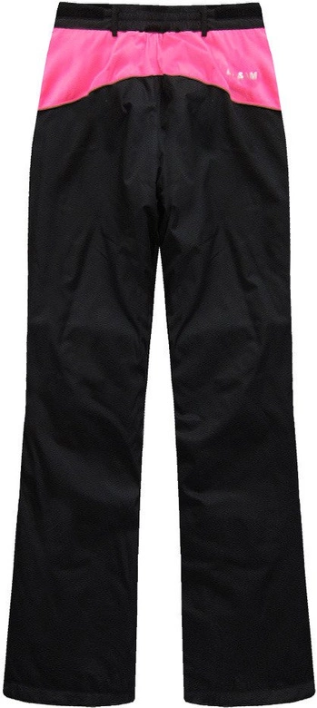 SPODNIE NARCIARSKIE CZARNO-RÓŻOWE (QS189)