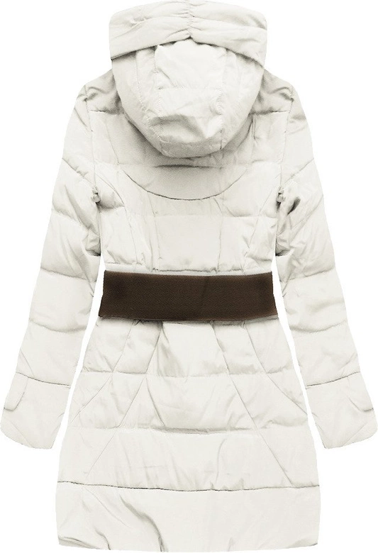 KURTKA Z KAPTUREM I PASKIEM BIAŁA (1976)