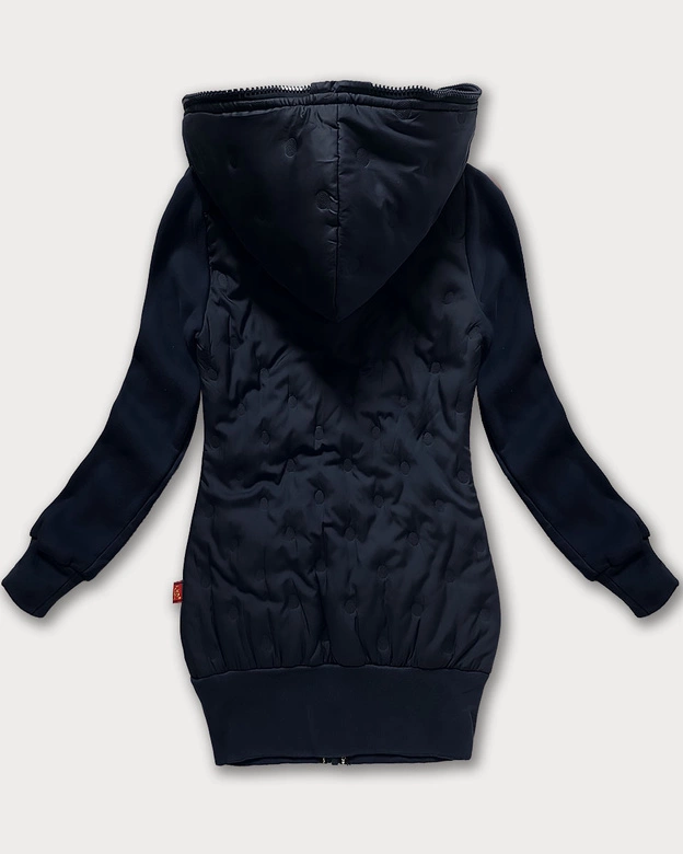 Damska bluzo-kurtka z kapturem LHD granatowa (AMG-162A)