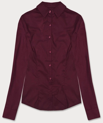 Klasyczna koszula damska bordowa (HH039-6)