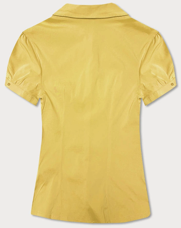 Bluzka z krótkim rękawem żółta (SSD16212D)