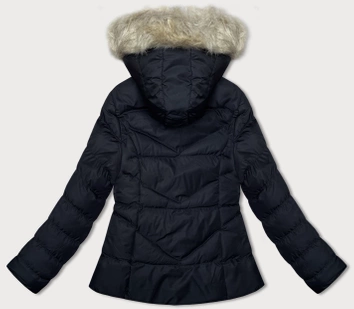 Krótka pikowana damska kurtka zimowa J Style czarna (5M3153-392)