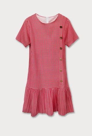 SUKIENKA W PEPITKĘ CZERWONO-BIAŁA (363ART)