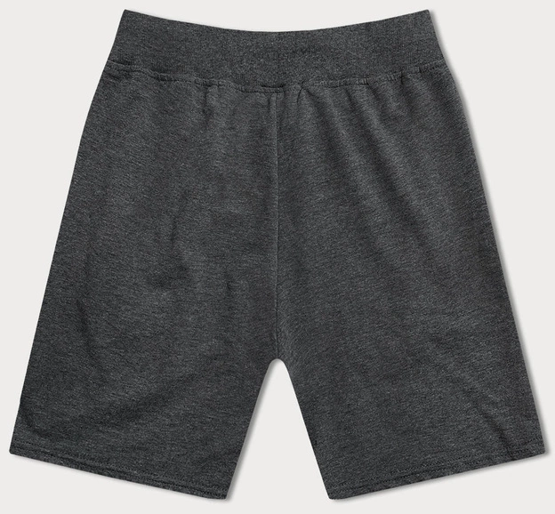 Bawełniane spodenki męskie ciemne szare (YW01046-A2)