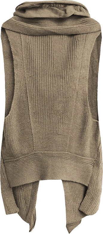 SWETERKOWA KAMIZELKA BEŻOWA (1615)