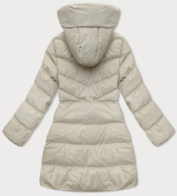 Kurtka damska z kapturem J Style jasny beż (5M3231-62)