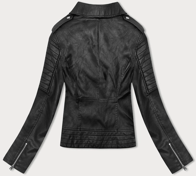 Ramoneska z kołnierzem czarna (11Z8098)