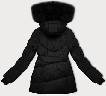 Przejściowa kurtka damska bombka J Style czarna-czarna (5M3238-392A)