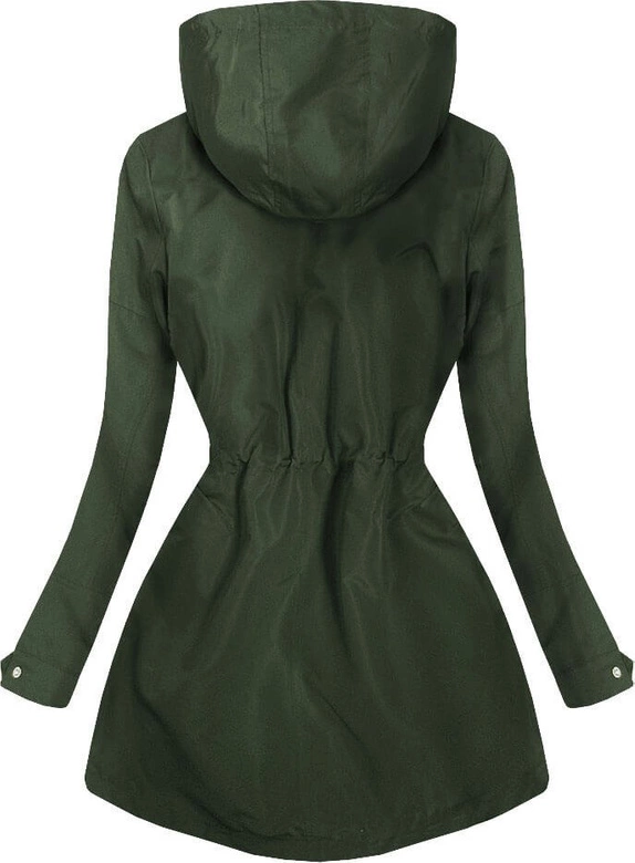 KURTKA TYPU PARKA KHAKI (XW02XBIG)