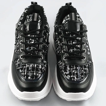 Buty sportowe damskie czarne (7003)