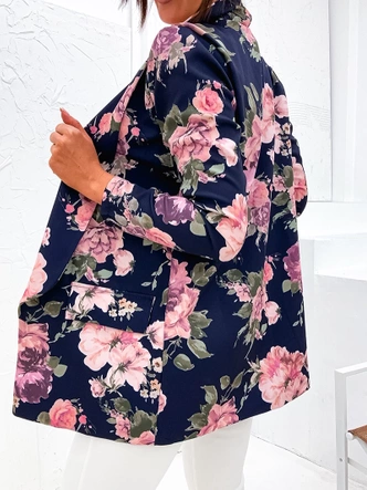 Marynarka na podszewce granatowa (8258)