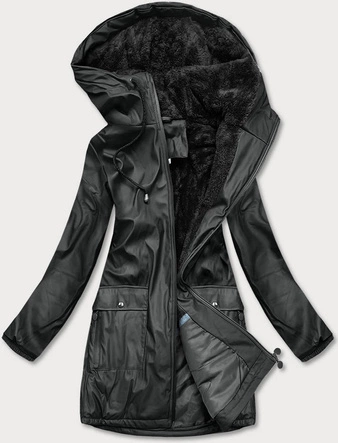 WODOODPORNA KURTKA DAMSKA TYPU SZTORMIAK CZARNA (H1000-00)