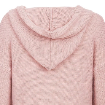 SWETER Z BUFIASTYMI RĘKAWAMI ANTYCZNY RÓŻ (116ART)