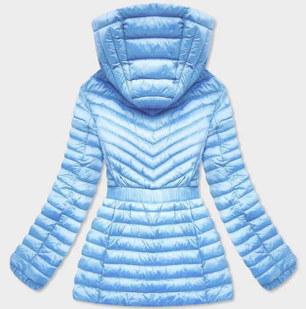 Taliowana kurtka damska błękitna (gt-212)