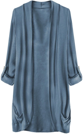 NARZUTKA Z TŁOCZONYMI KWIATAMI NIEBIESKA (253ART)