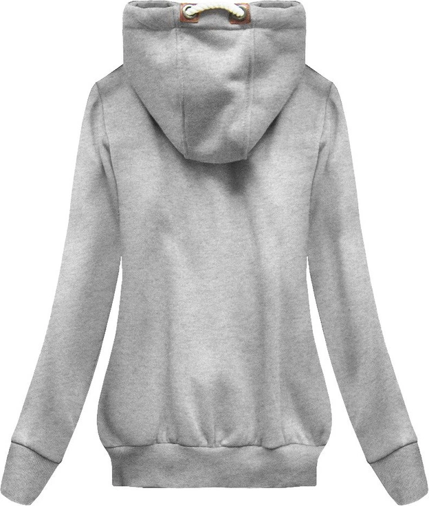 BLUZA Z FLAMINGAMI SZARA (X1925X)