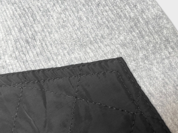 Bluza w prążki damska jasnoszara (AMG-311)