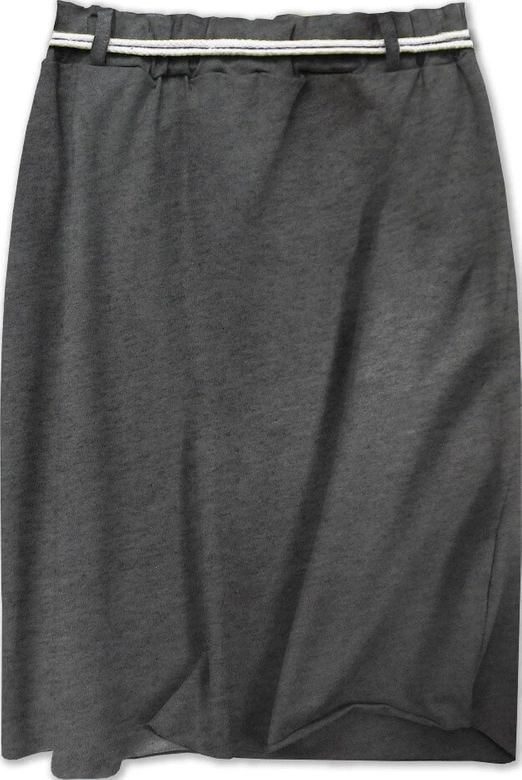 DRESOWA SPÓDNICA Z KIESZENIAMI GRAFIT (592ART)