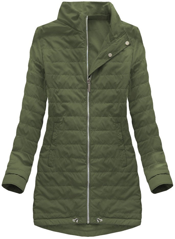 DWUSTRONNA PARKA Z KAPTUREM KHAKI (W0232BIG)