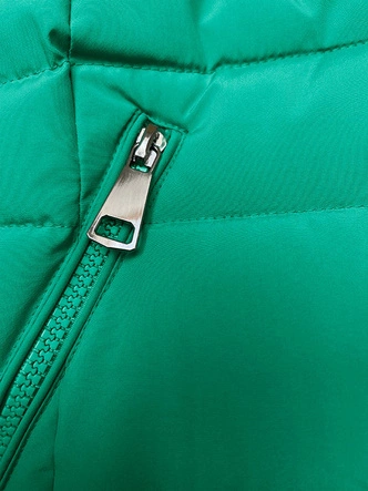 Puchowa zimowa kurtka damska zielona (LHD-23032)