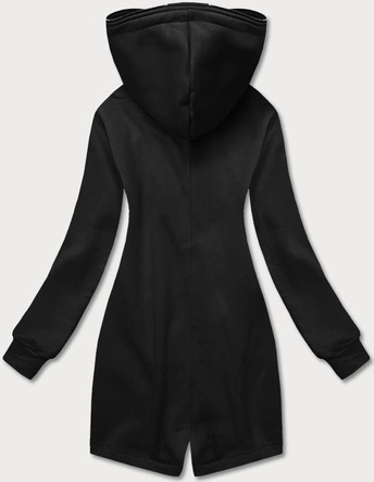 Taliowana bluza damska czarna (AMG-17)