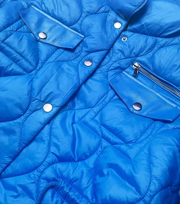 DAMSKA KURTKA PIKOWANA ZE STÓJKĄ CHABROWA (20201130)