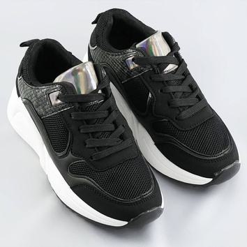 Sportowe buty damskie czarne (6348)