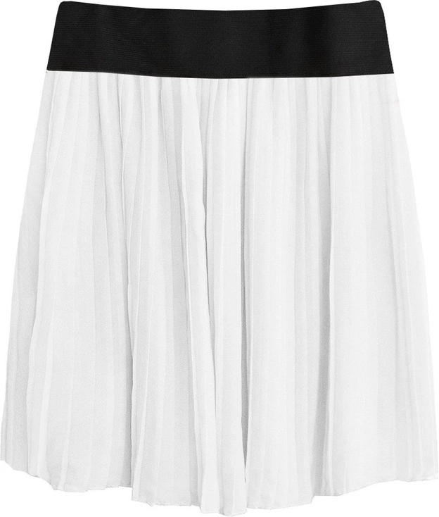 PLISOWANA SPÓDNICA MINI BIAŁA (9228/5)